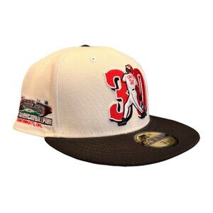 New Era Cincinnati Reds 59FIFTY Fitted Hat KG JR American Ballpark Patch 7 1/8